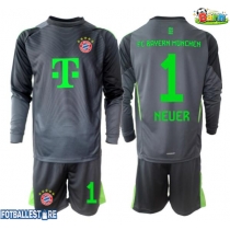Bayern Munich Manuel Neuer #1 Keeper Bortedraktsett Barn 2025-26 Langermet (+ Korte bukser)